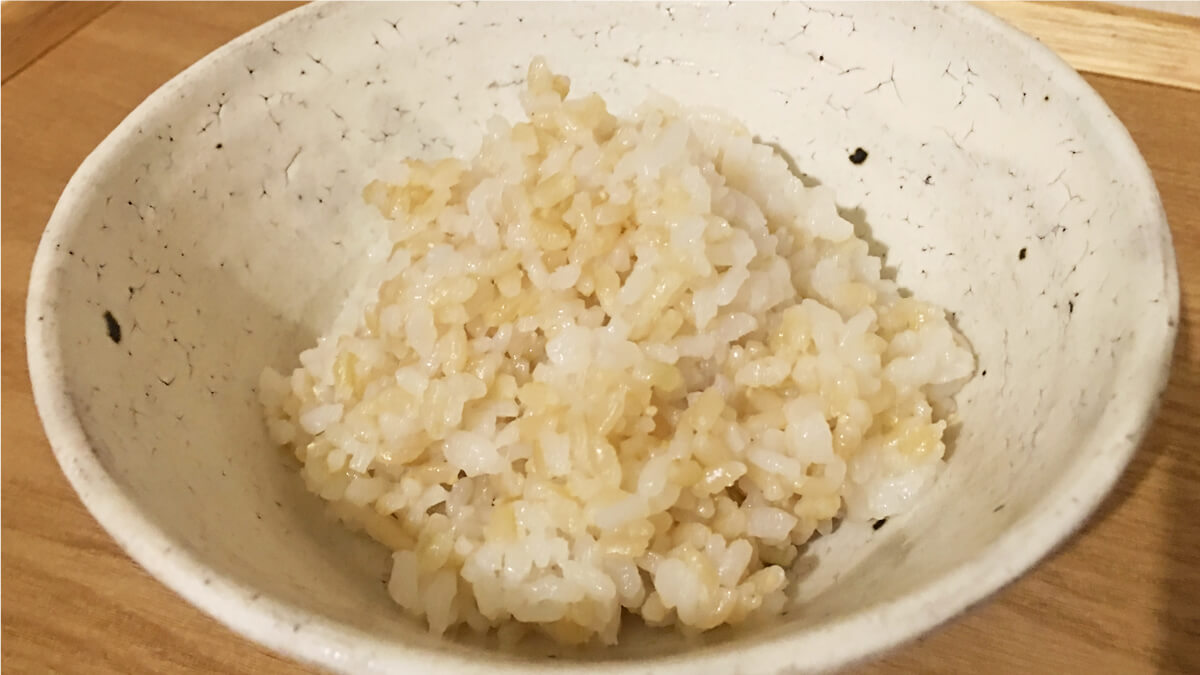 発芽玄米入り白米