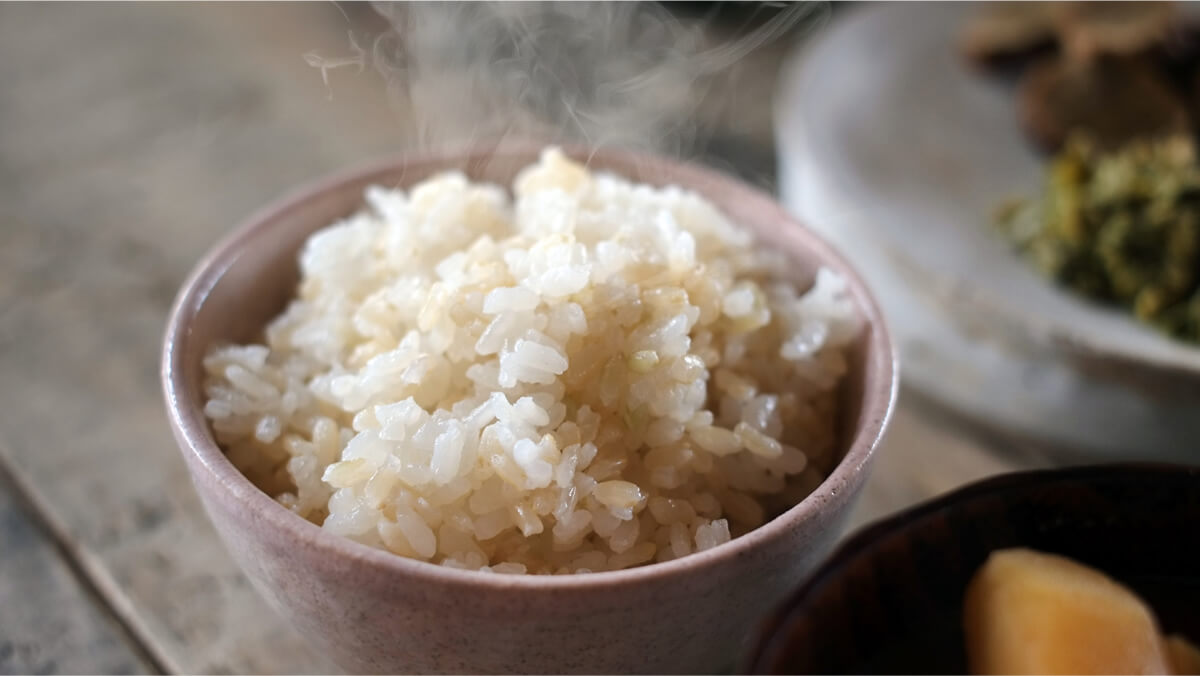 炊き立ての玄米のイメージ